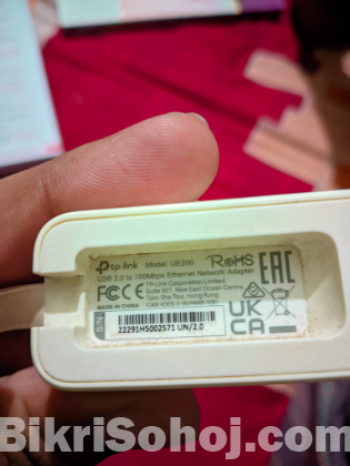 Tp-link Ue200 Usb 2.0 to 100mbps Ethernet Network Adapter